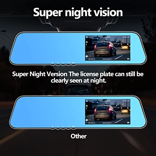 Mirror Dash Cam - 1080P