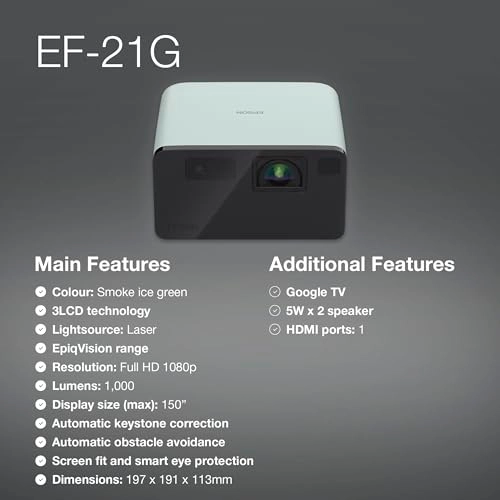 Mini Smart Laser Projector EF-21G