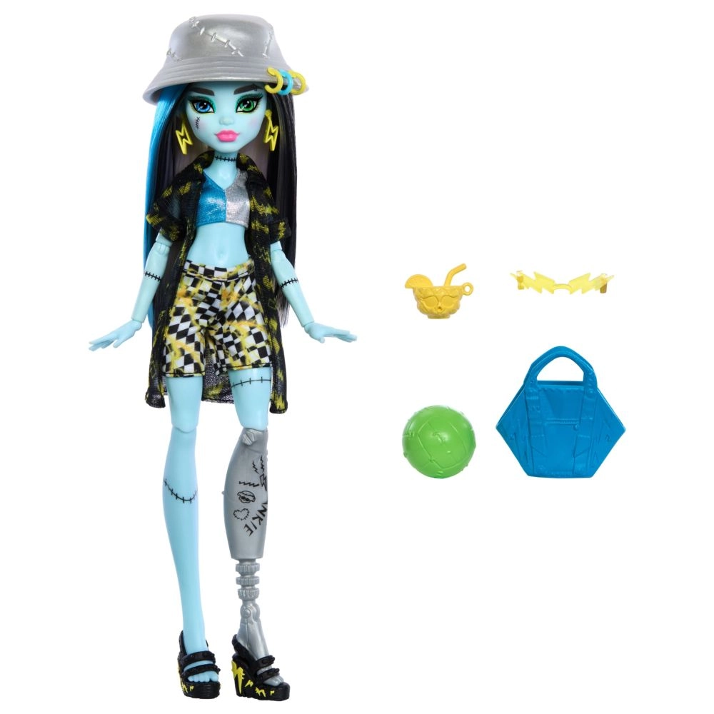 Mattel Frankie Stein Fashion Doll - Scare-Adise Island Swimsuit Accessories Ages 4+