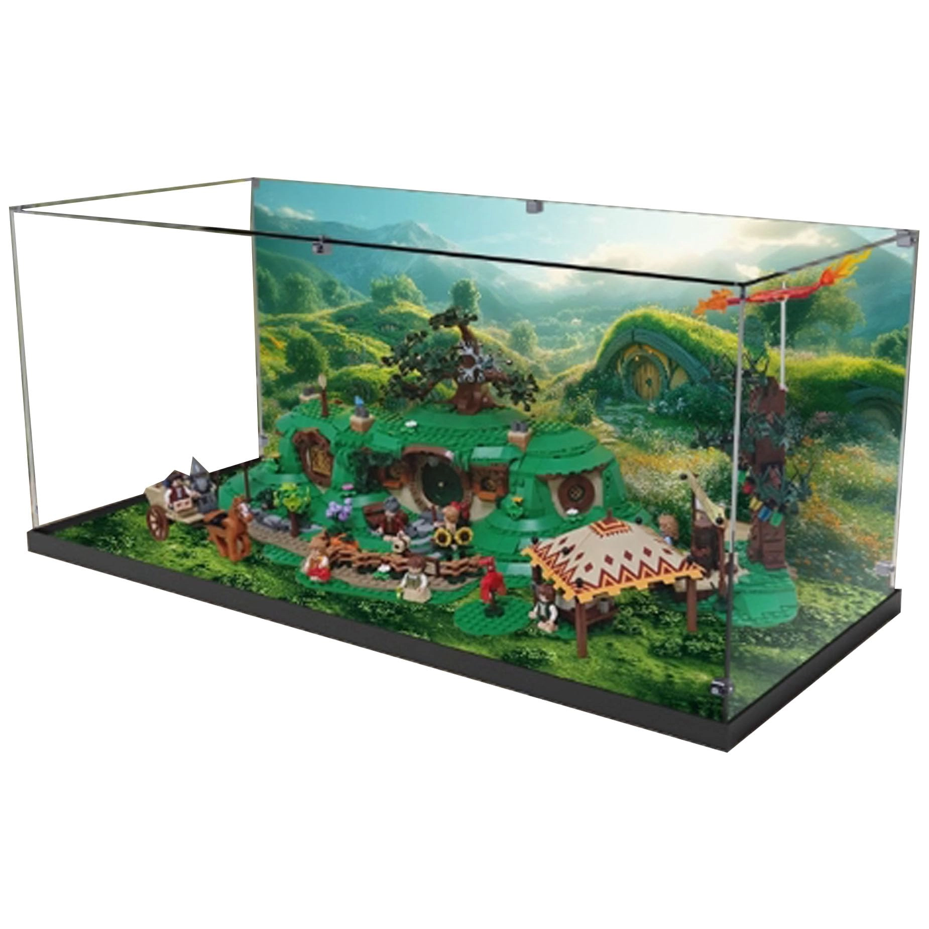 Acrylic Display Case for LEGO Char Block Model 10354