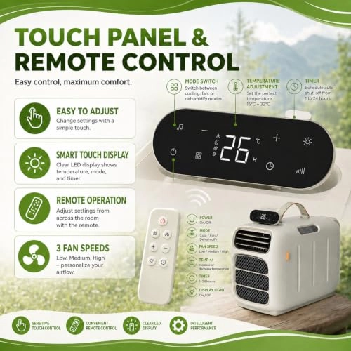 4 In 1 Portable Air Conditioner - 1400W