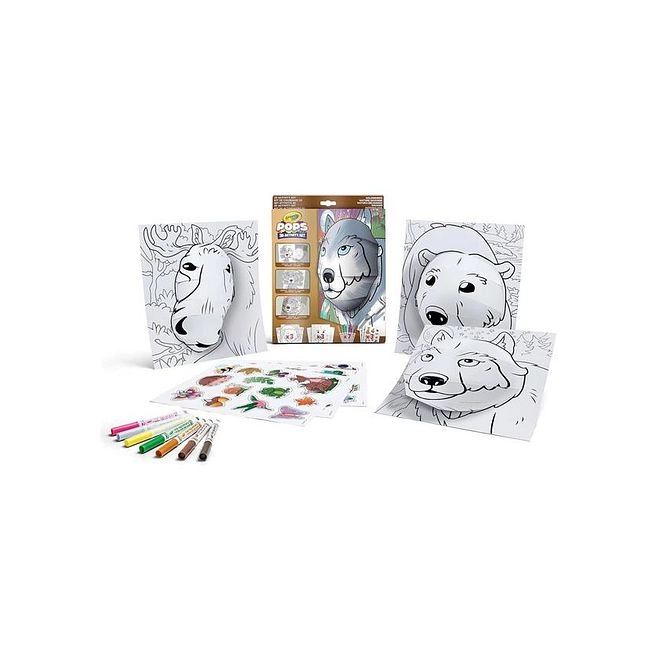 Pops Super 3D Activity Set - 18 washable markers
