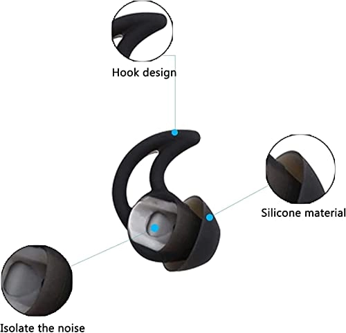 Replacement Earbuds for Bose QuietControl 30, QuietComfort 20, SoundSport Free, SIE2/IE2/IE3 - Noise Cancelling