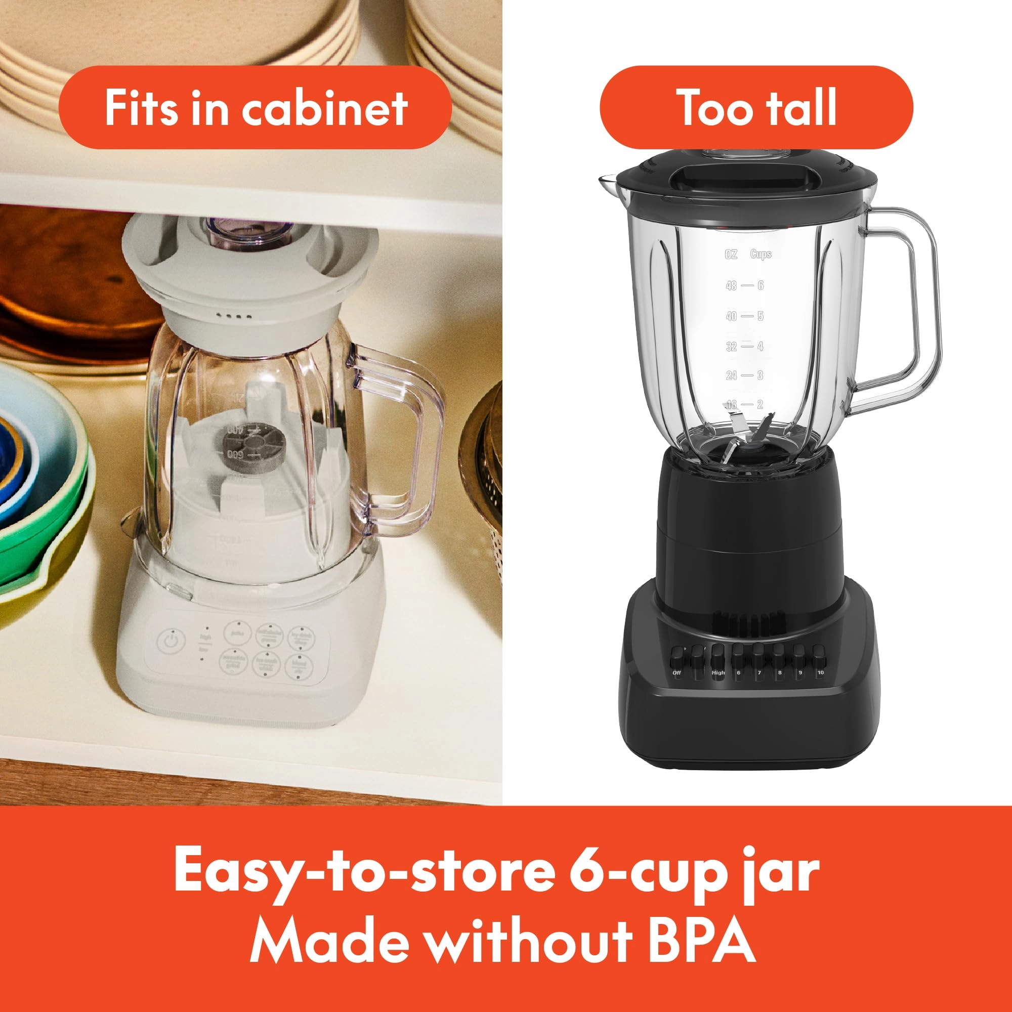 10 Speed Countertop Blender - 450 W Pack