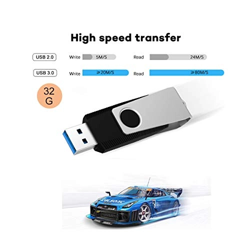 Swivel USB Flash Drive (SW) - USB 3.0 32GB