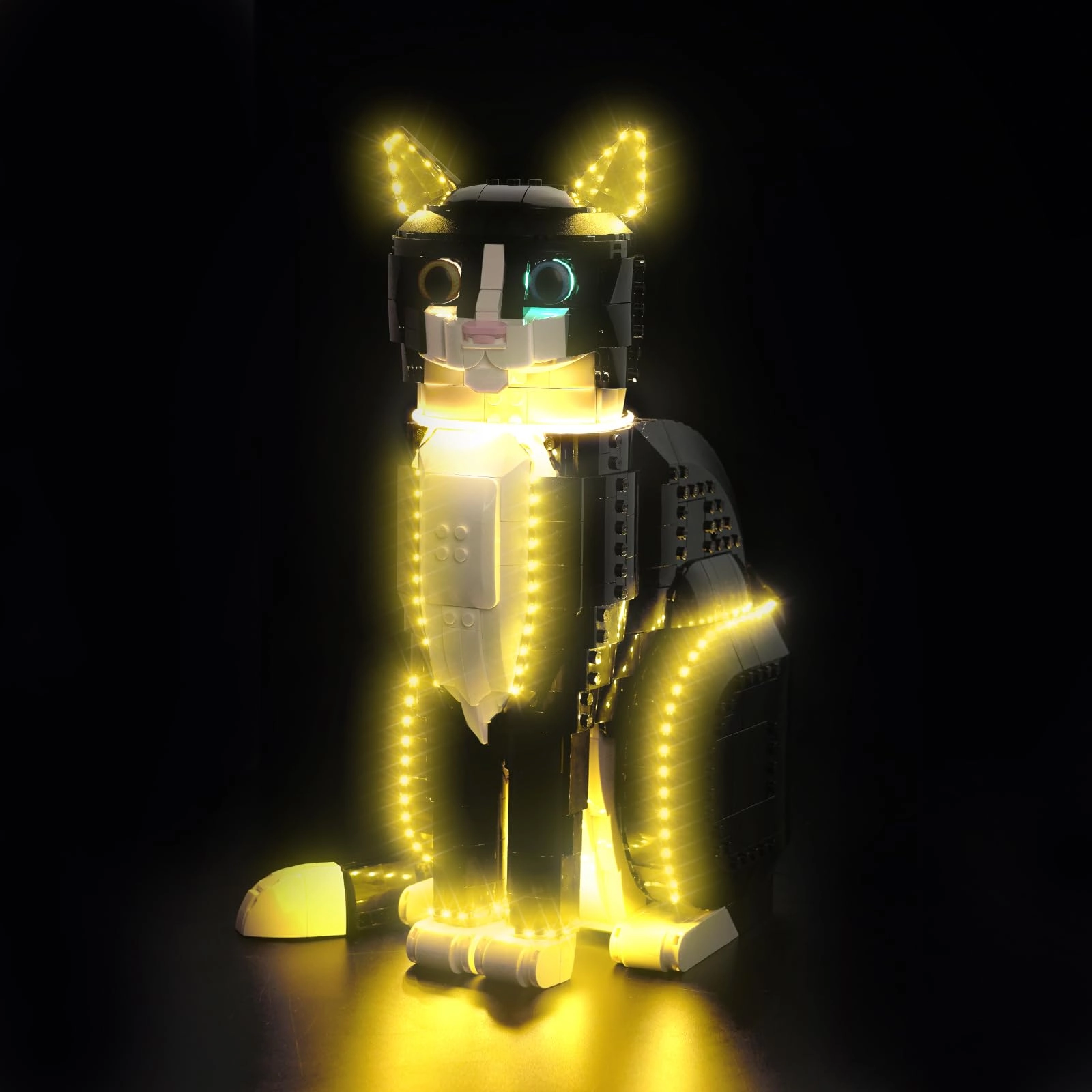 Hilighting LED Light Kit - Compatible with Lego Tuxedo Cat 5V USB