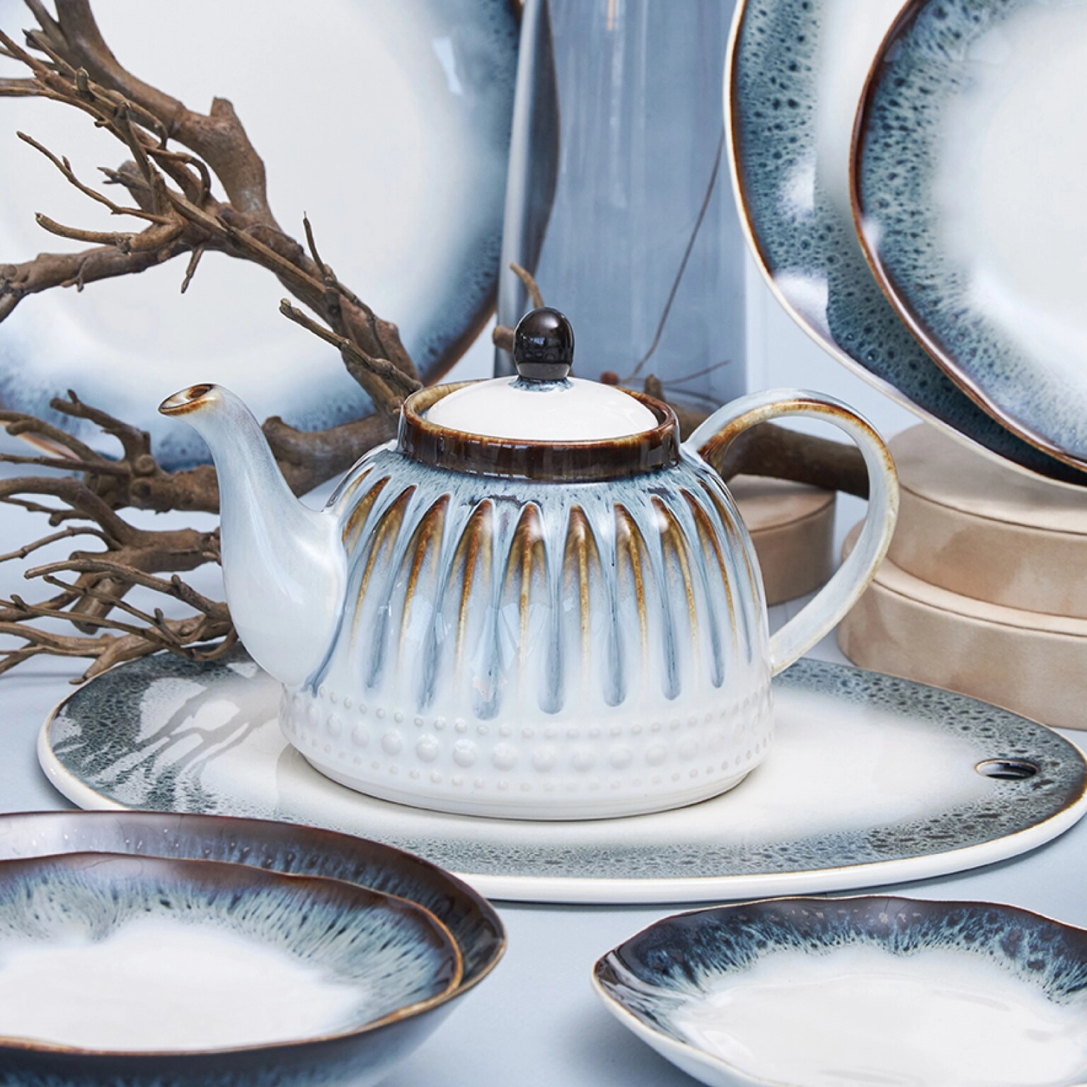 Aleksa - White Porcelain 1100ml