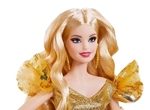 Barbie Signature 2020 Holiday - 12-inch Blonde Long Hair Golden Gown Ages 6+