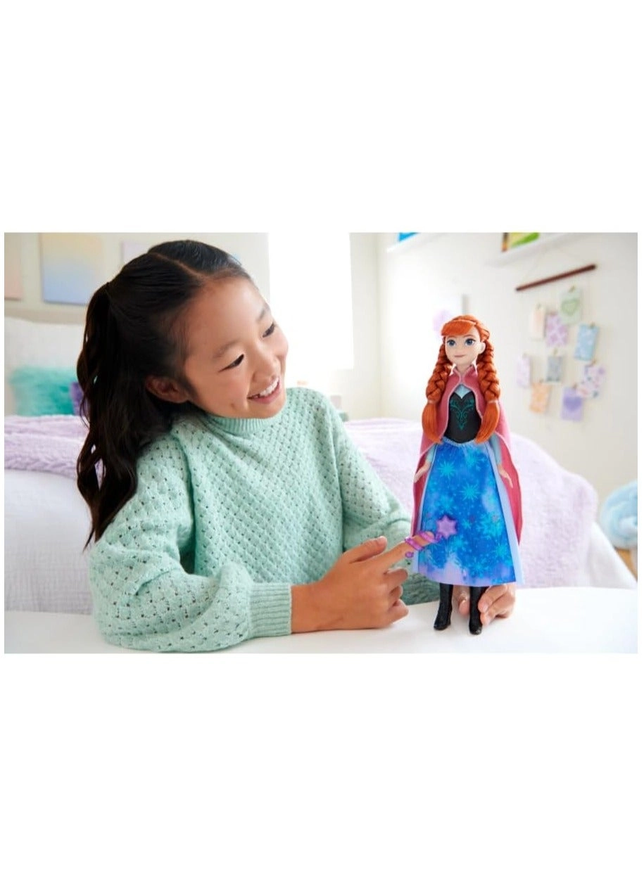 Anna Fashion Doll - Color-Change Skirt Removable Cape
