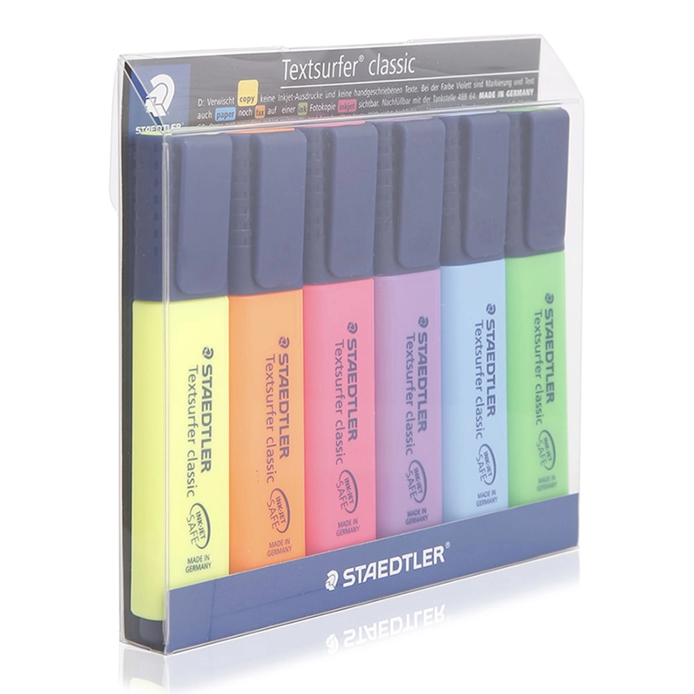 Staedtler Textsurfer Classic Highlighter - Multicolor Chisel tip