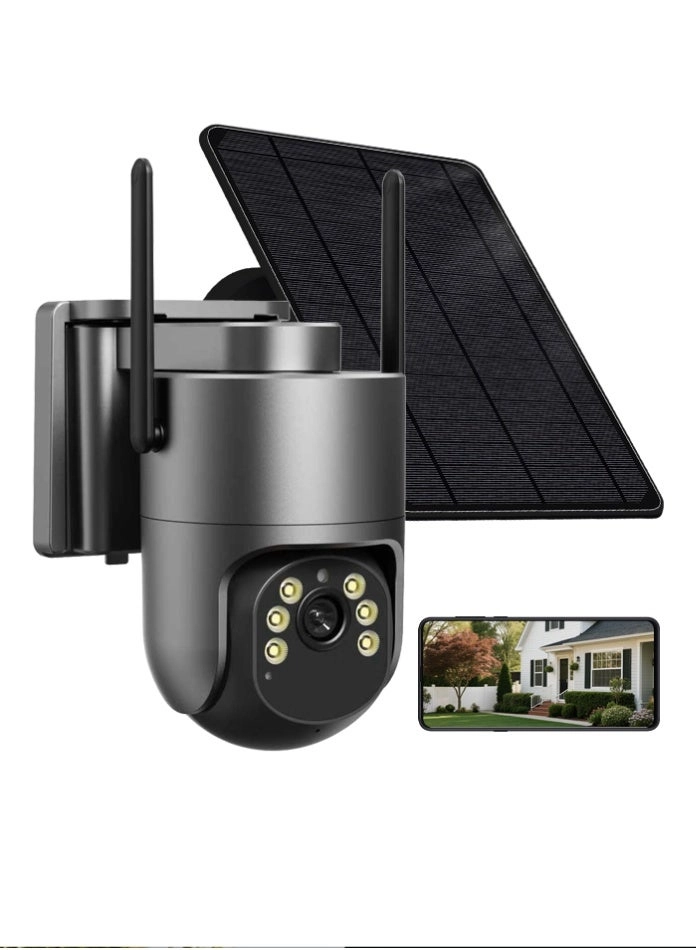73Hours Solar Powered Outdoor Single Cam Security Camera 1080P