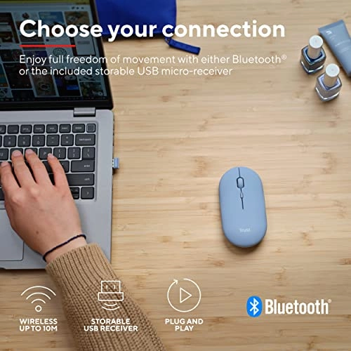 Puck Rechargeable Wireless Mouse - Bluetooth