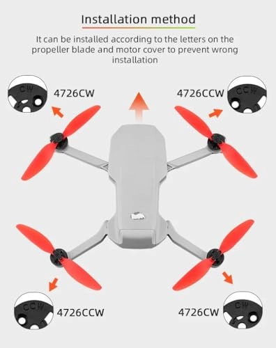 Propeller Replacement Blades - for Mavic Mini/Mini 2 Black