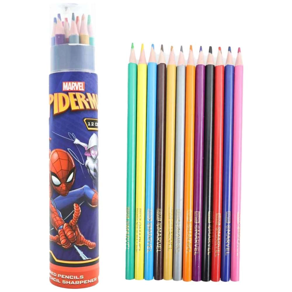 Skoddle Spider-Man Colored Pencils - 24