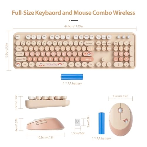 Wireless Keyboard & Mouse Set - US Wireless