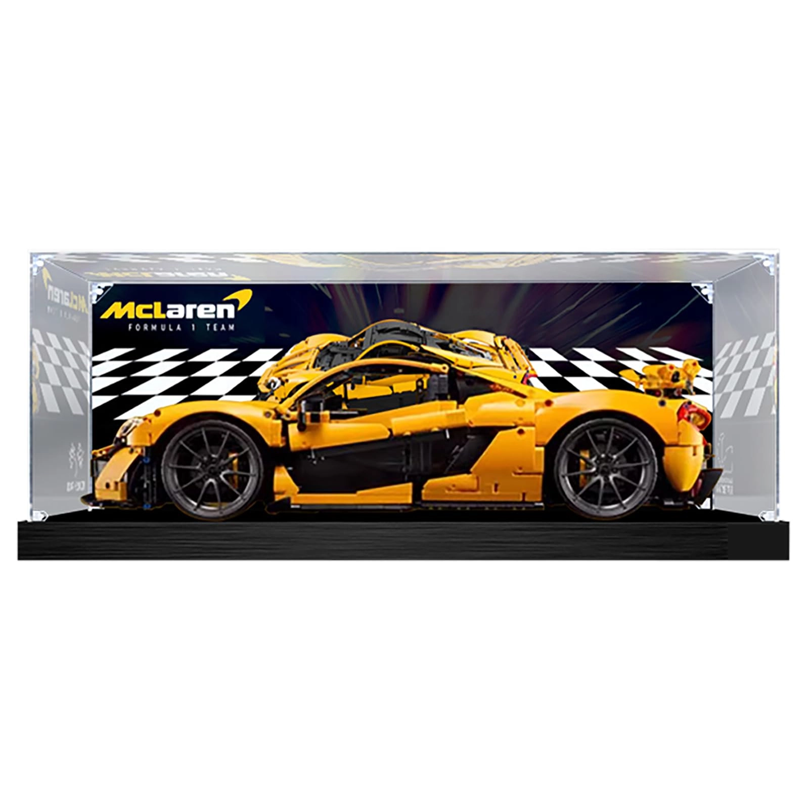 Display box for Lego 42172 McLaren P1 - 62 x 31 x 20 cm Acrylic