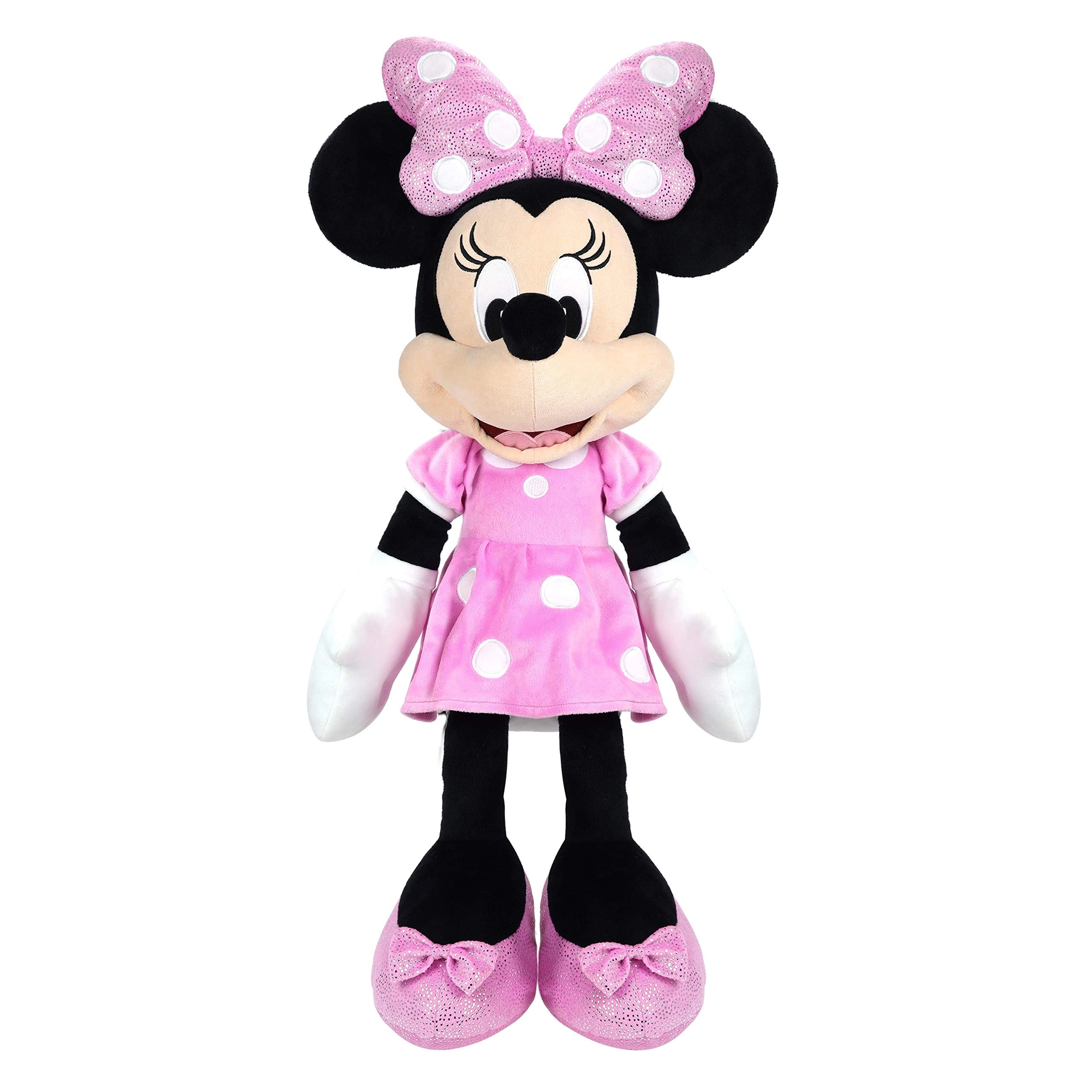 Just Play Minnie Mouse Doll - 25-inch Plush Pink Ages 2+