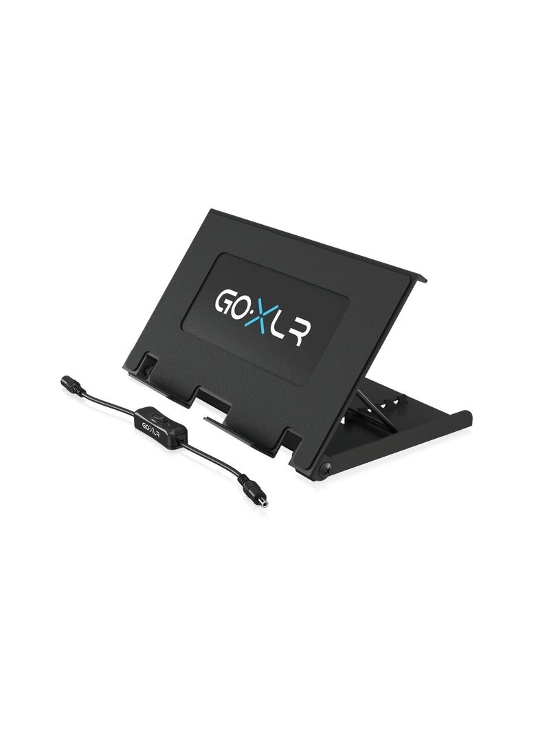 All-Metal Adjustable Desk Stand - Inline power switch