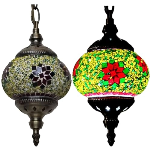 Mediterranean Pendant - E27 Mosaic