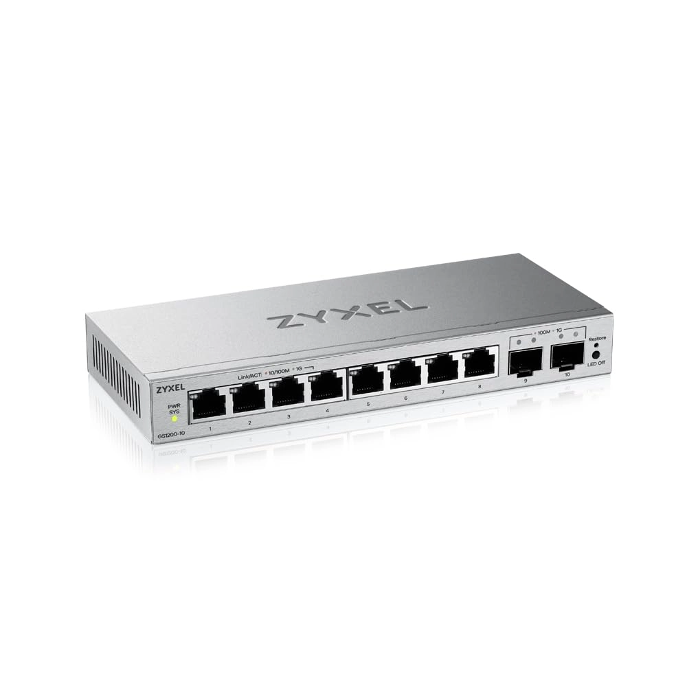 Zyxel GS1200-10V3 - 8-ports