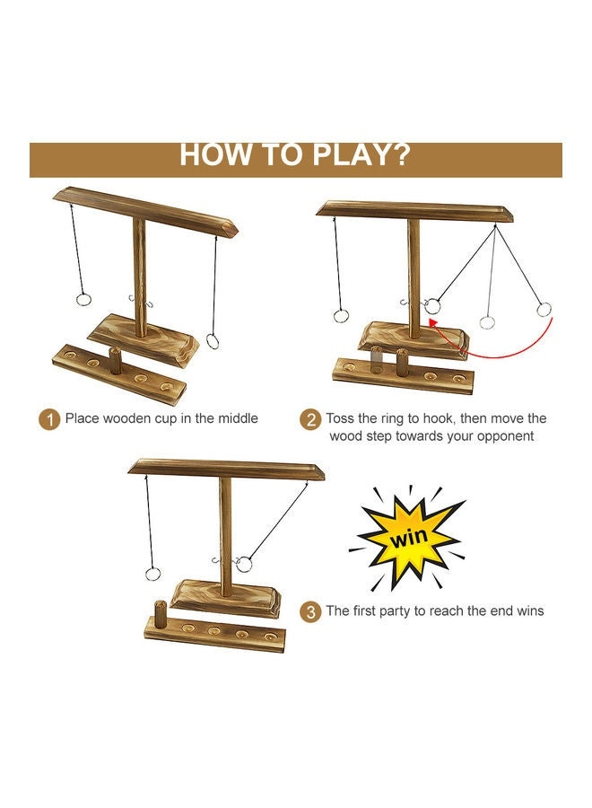 Wooden Ring Game - Hook Wood Type Upto 30 Mins