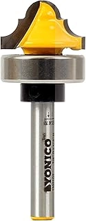 Yonico Groove Double Roman Ogee Router Bit - 1/4-Inch Shank