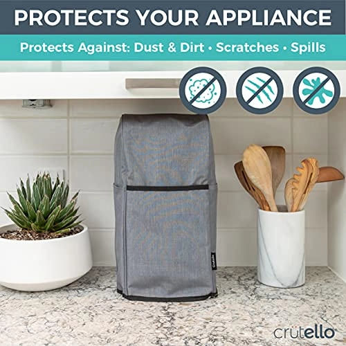 Food Processor Cover - Fits 11 - 14 Cup Gray