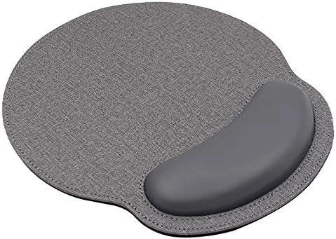 MZA STORES PU Leather Ergonomic Mouse Pad