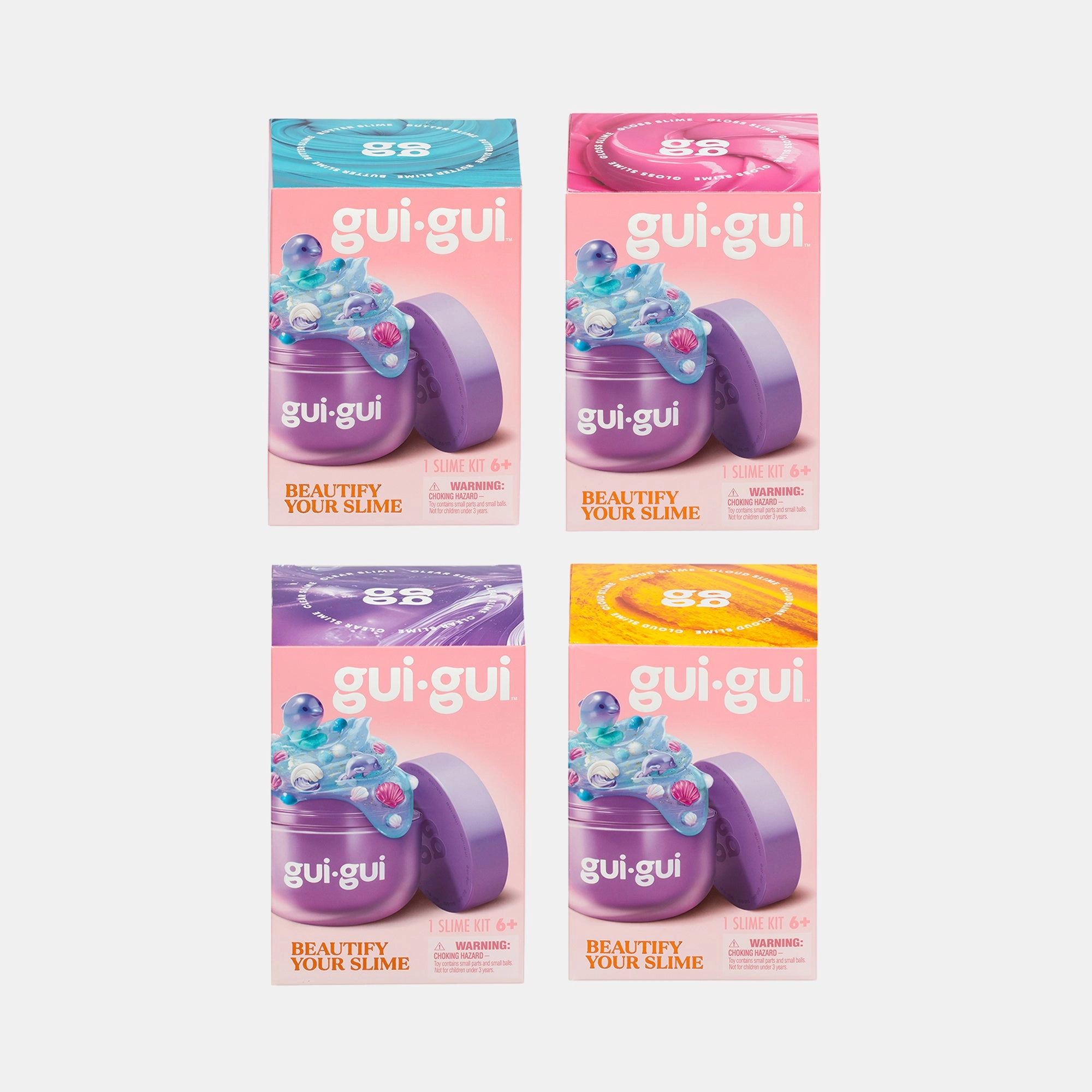 Gui Gui Beautify Your Slime - 6+ years 8 pcs