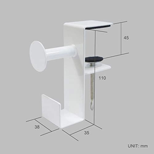 Headphone Hanger for Universal - Adjustable Clamp