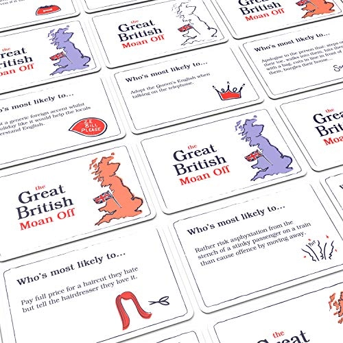 Great British Moan Off - x56 cards 14 years and up English