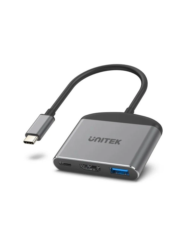 D1102A USB-C Multiport Adapter - 8K UHD PD 100W USB-A 5Gbps