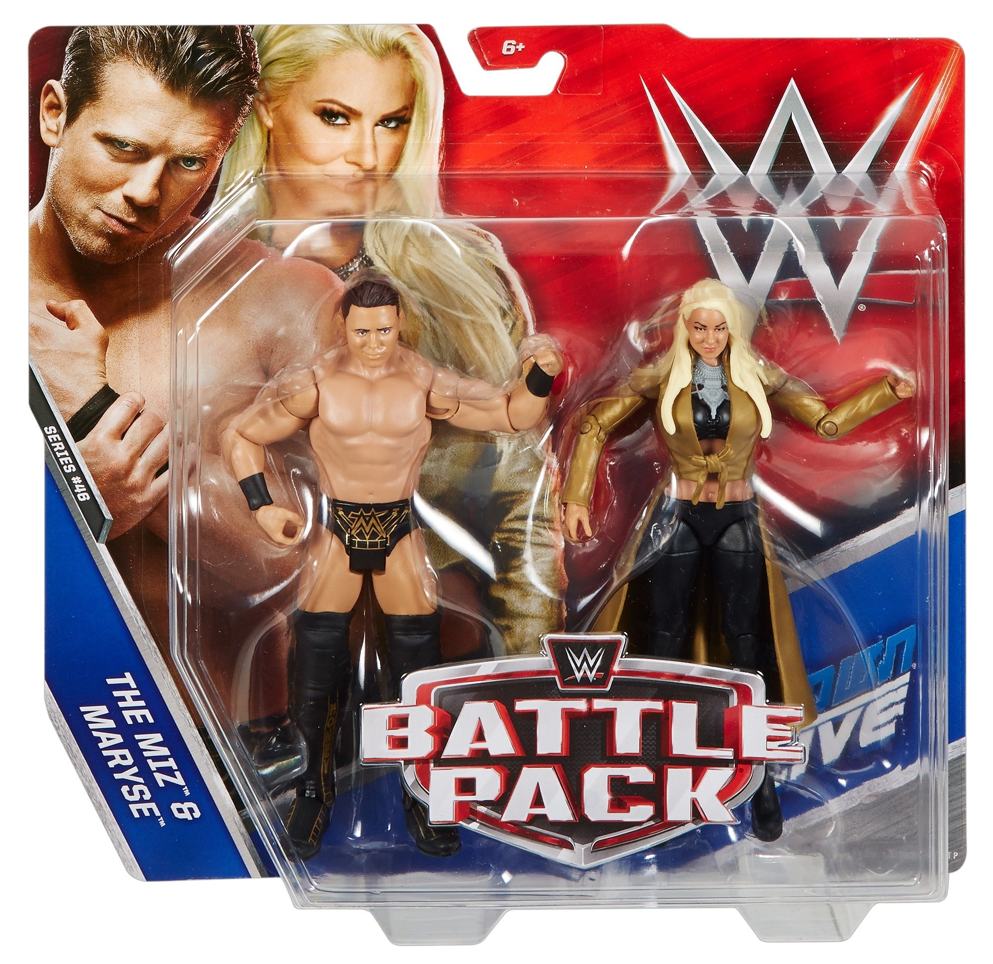 Mattel Action Figures - The Miz + Maryse (DXG38) 2 pcs