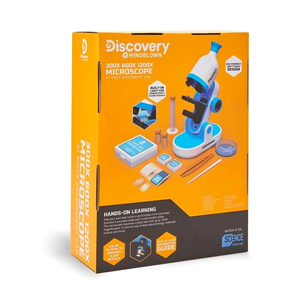 Early Explorers Kids Microscope Set Biology, Science - 8 years+ 41 pieces