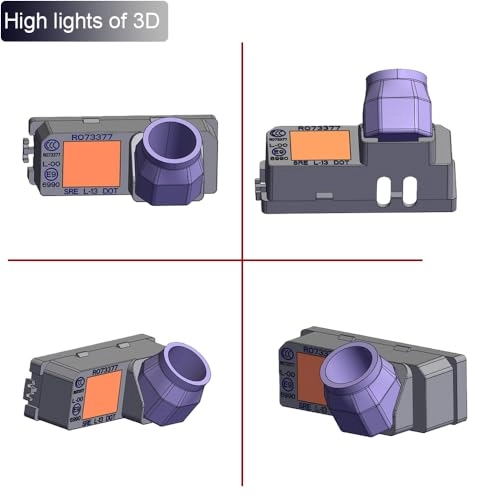 HD IP68 Rear View Camera - Night vision 1280x 720 pixels + 7'' Monitor