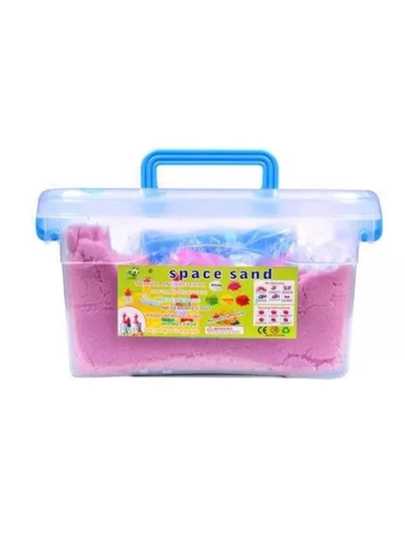 magic sand toy - compressible stretchable multi-colored