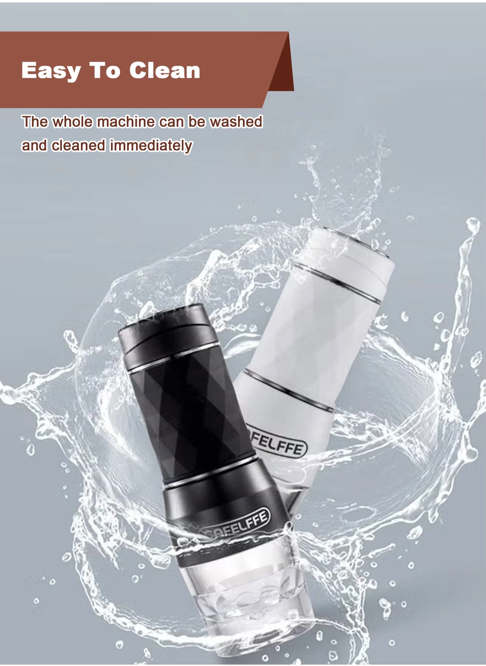 3-in-1 Portable Espresso Machine & Milk