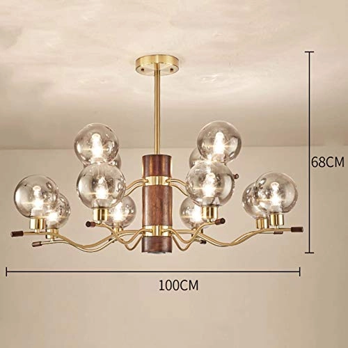 E27 Japanese Style Log Belt Chandelier - 4 head White