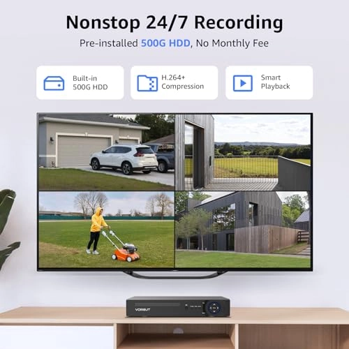 A6804-54BU-Black - 4pcs 4CH 5MP