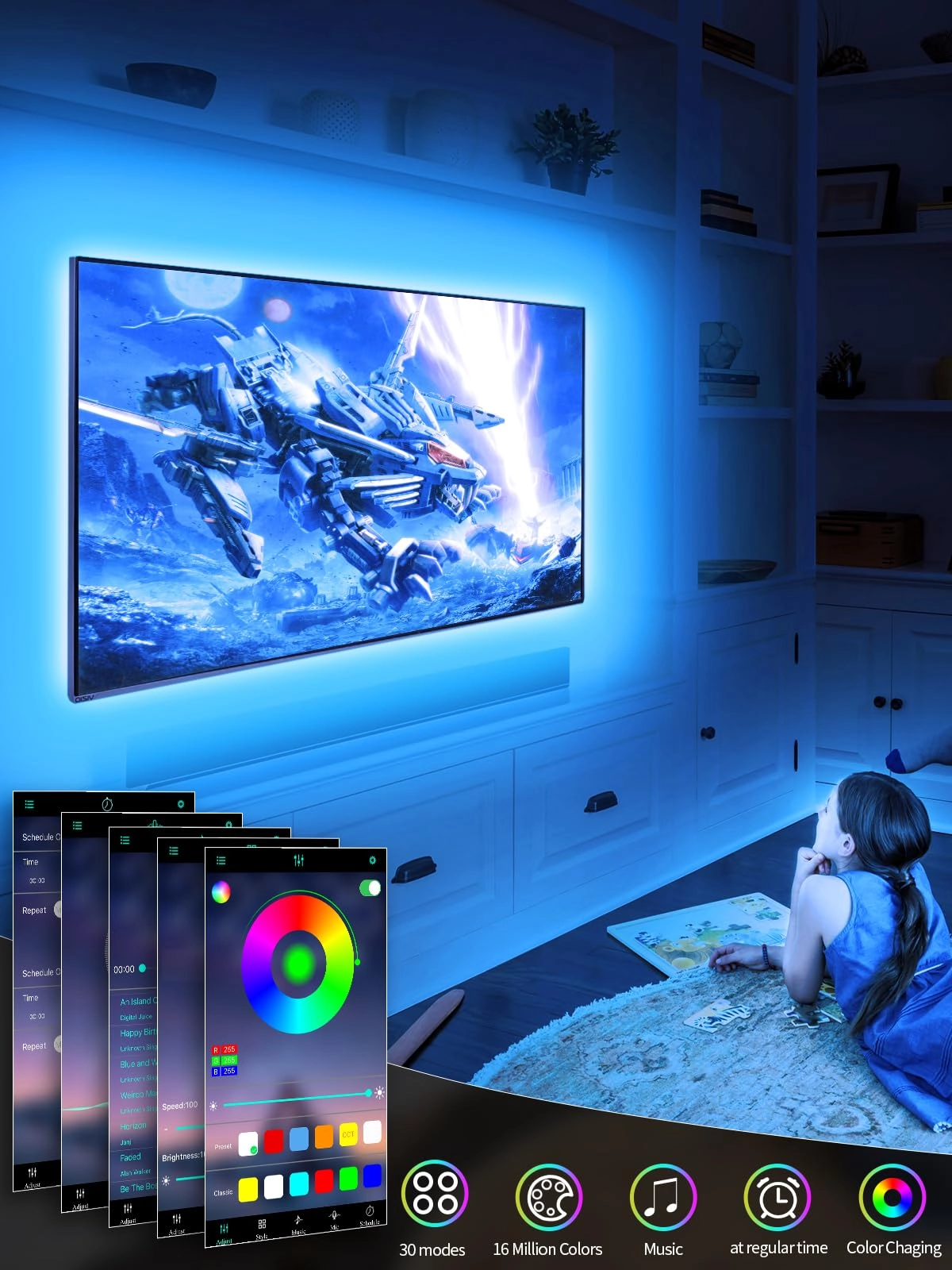 TV LED Lights - 13.1ft