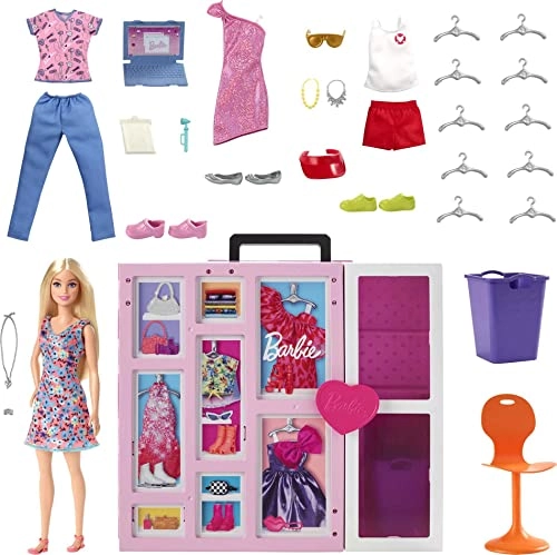 Barbie Dream Closet - 2+ Ft. Wide 30+ Pieces + Barbie Doll - Blonde Ages 3+