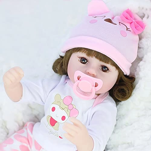 Reborn Baby Doll - 16.5 Inch Vinyl Toddler Girl