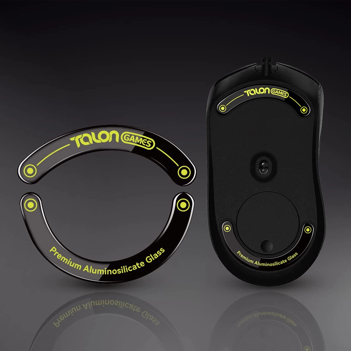 Glass Mouse Feet - Curved Edges Ultra Strong