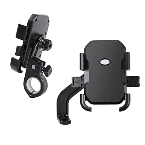 Mobile Phone Holder - 2 IN 1 Handlebar and Rearview 360º rotation