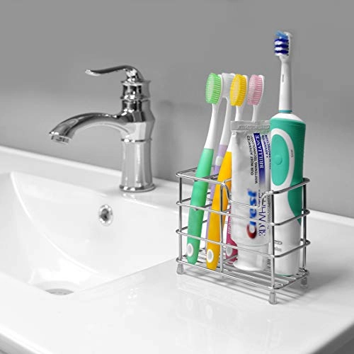 Wall Mount Toothbrush Holder - 5 Slots