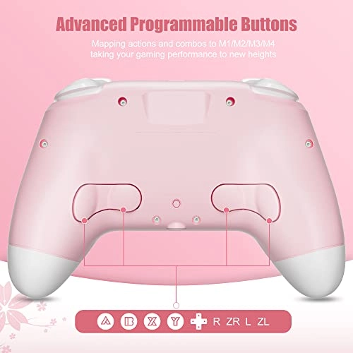 Wireless Controller - Pink Windows PC iOS Android Steam Deck