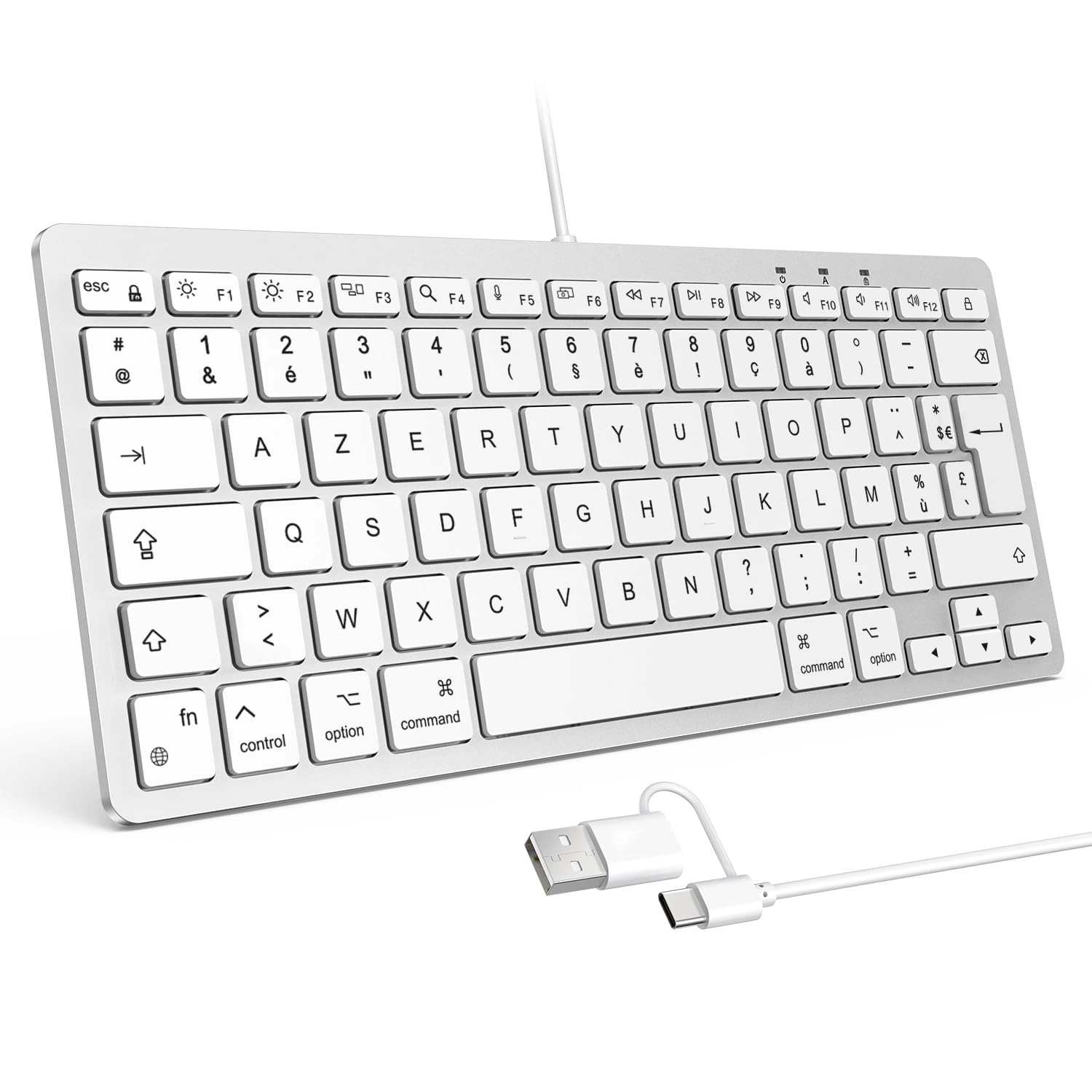 Omoton Wired Small Keyboard - FR Wired