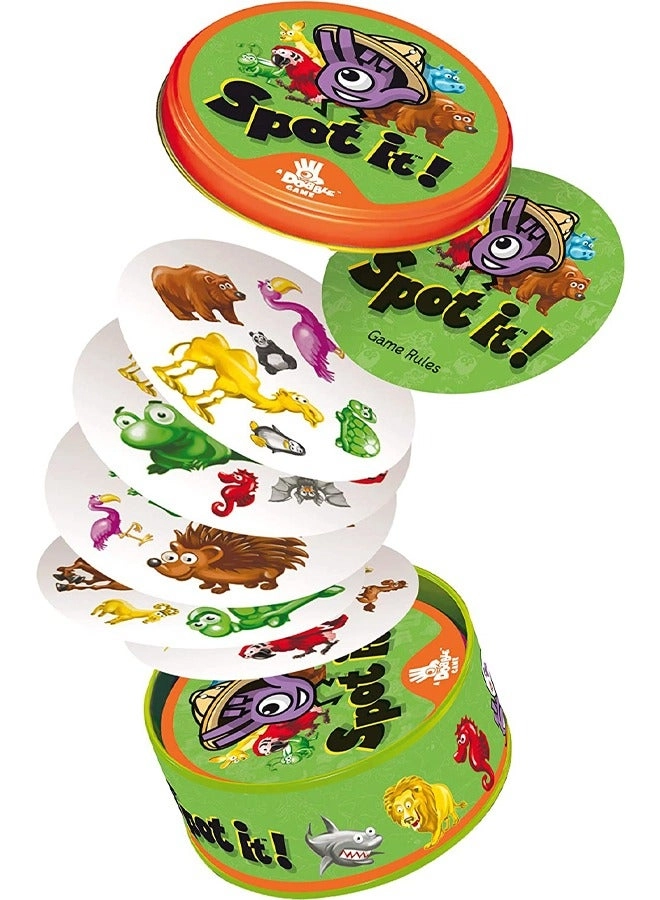 Spot It Junior Animals - Card Game Multicolour