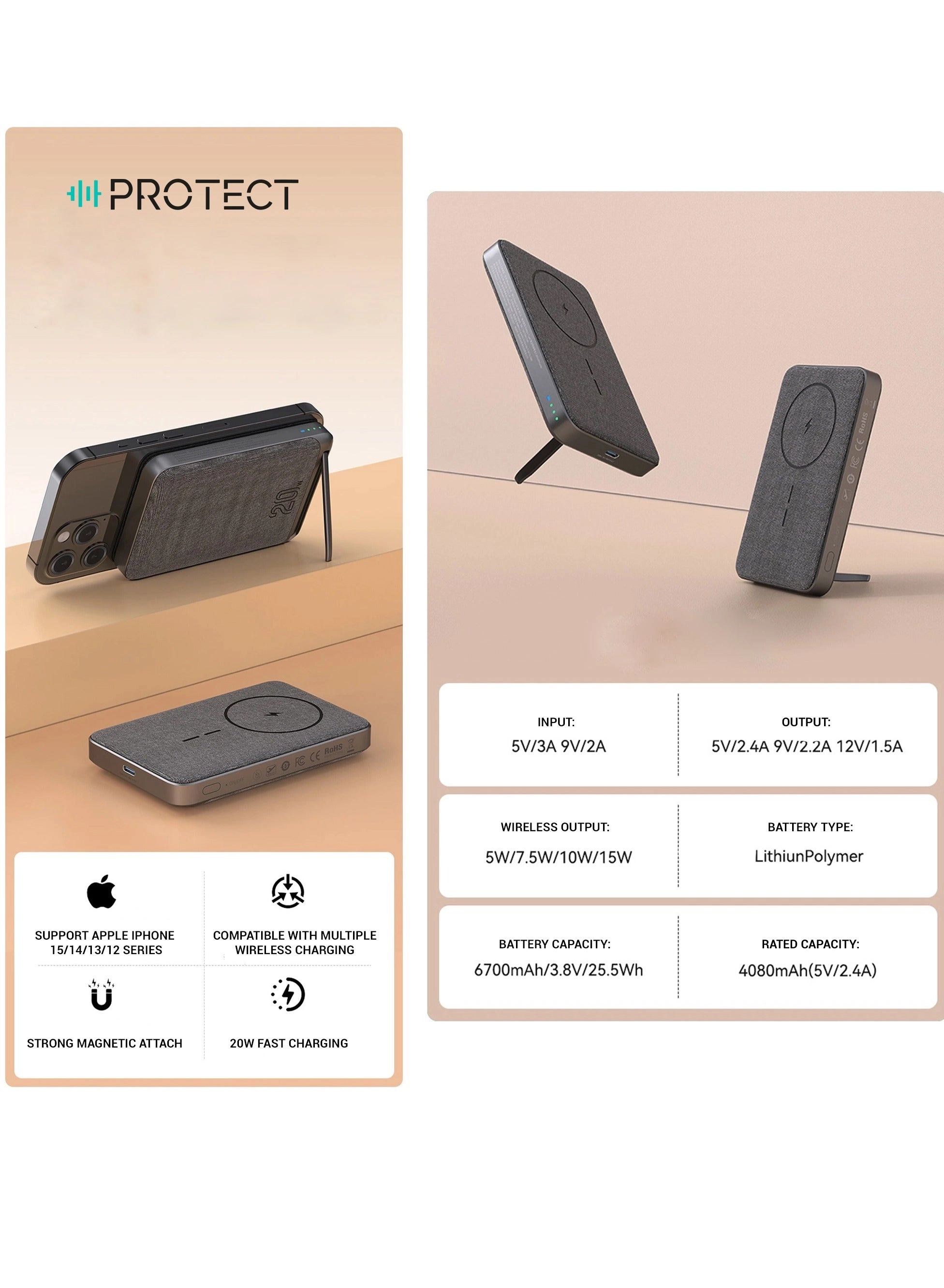 PBW6710 - 6700mAh 15W