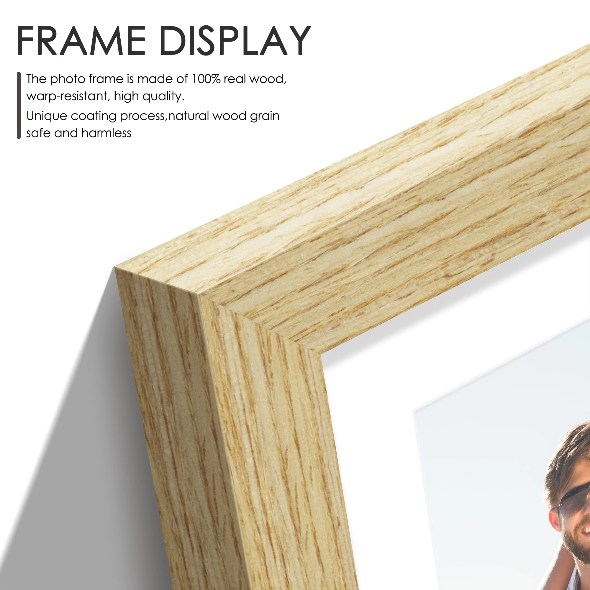 Double Picture Frame - 8x10 Two 4x6